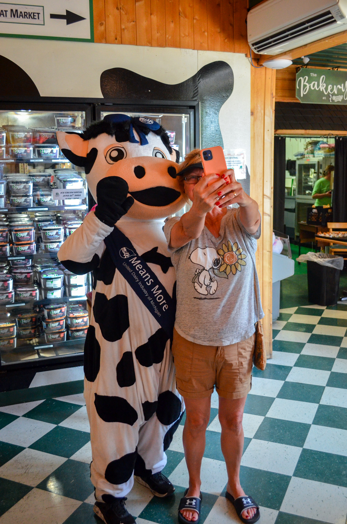 Selfie with a cow
